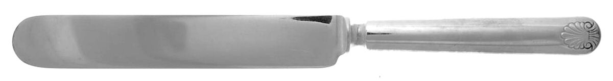 Shell (Silverplate, 1890) Blunt Solid Knife by International Silver-1
