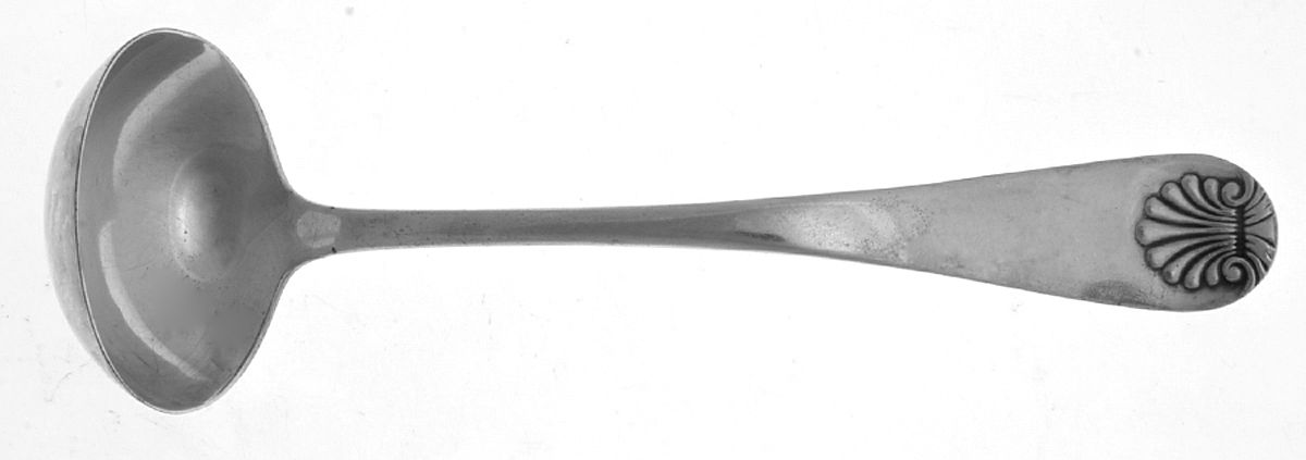 Shell (Silverplate, 1894) Solid Piece Cream Ladle by International Silver-1