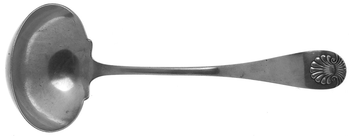 Shell (Silverplate, 1892) Solid Gravy Ladle by International Silver-1
