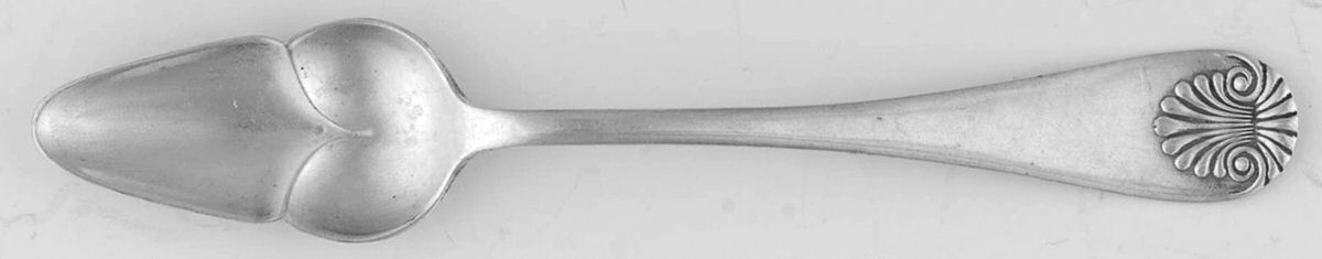 Shell (Silverplate, 1892) Fruit/Orange Spoon by International Silver-1