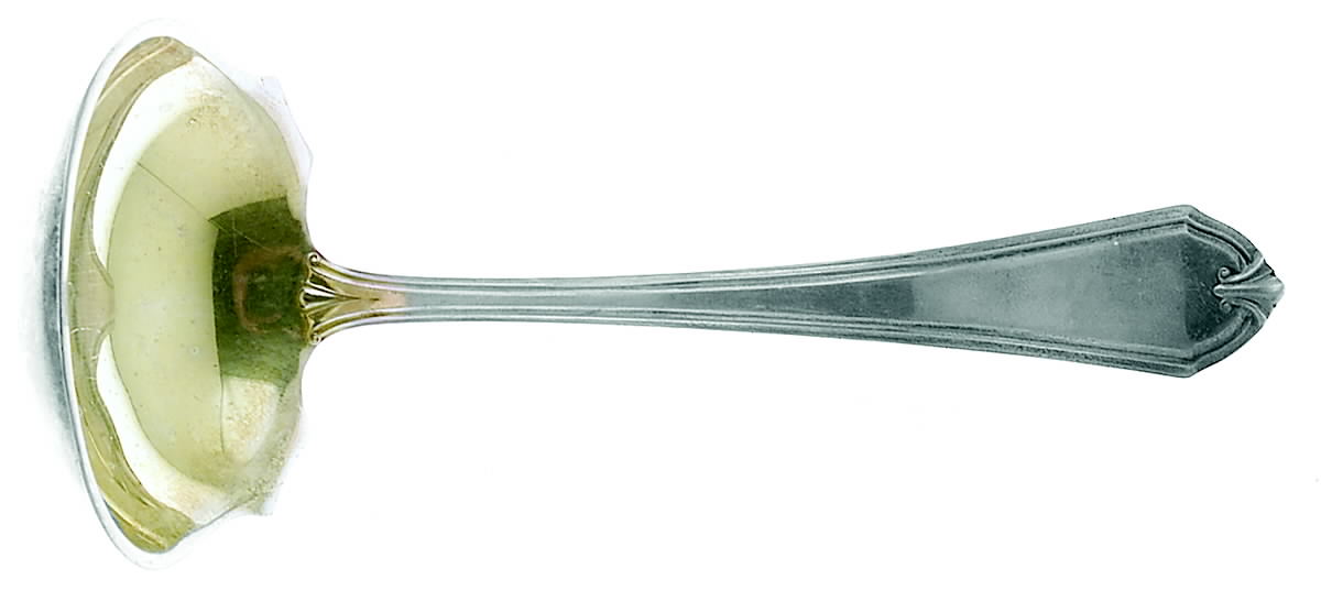 Shirley (Sterling, 1910) Solid Gravy Ladle by International Silver-1