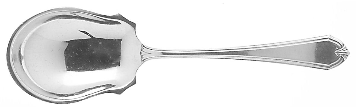 Shirley (Sterling, 1910) Preserve Spoon by International Silver-1