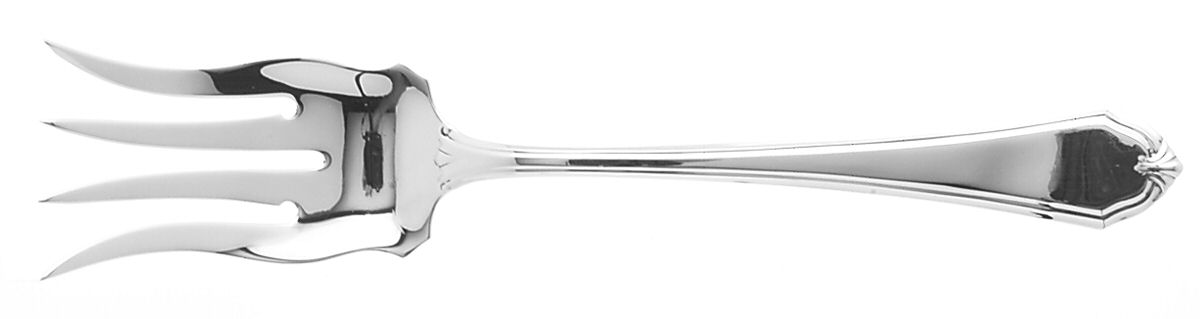 Shirley (Sterling, 1910) Small Chipped Beef Fork by International Silver-1