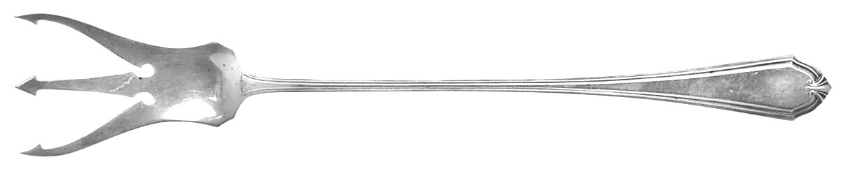 Shirley (Sterling, 1910) Large Lettuce Serving Fork by International Silver-1