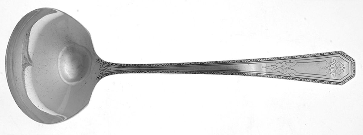 Silver Anniversary (Silverplate, 1927) Solid Gravy Ladle by International Silver-1