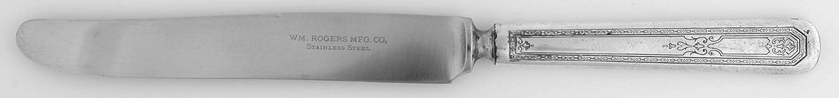 Silver Anniversary (Silverplate, 1927) New French Solid Knife by International Silver-1