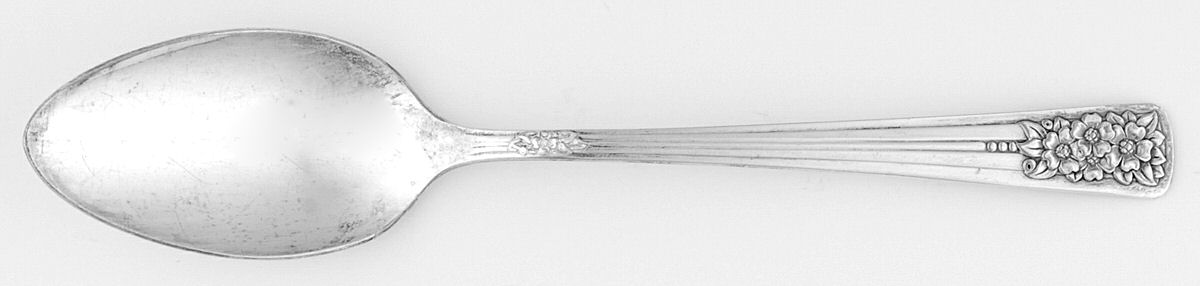 Silver Belle (Silverplate, 1940) Five O'Clock Teaspoon by International Silver-1