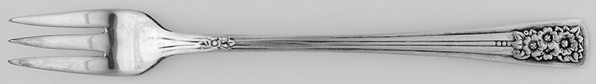 Silver Belle (Silverplate, 1940) Cocktail/Seafood Fork by International Silver-1