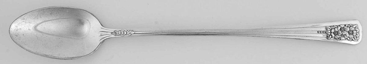 Silver Belle (Silverplate, 1940) Iced Tea Spoon by International Silver-1