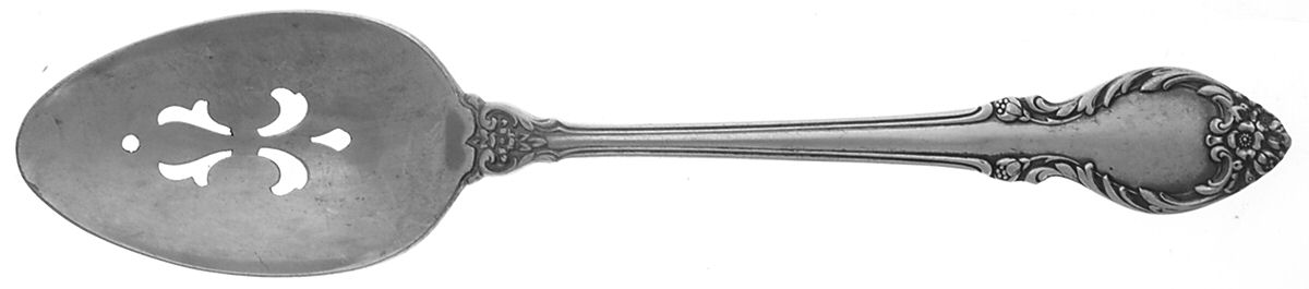 Silver Classic (Silverplate, Hopechest) Pierced Tablespoon (Serving Spoon) by International Silver-1