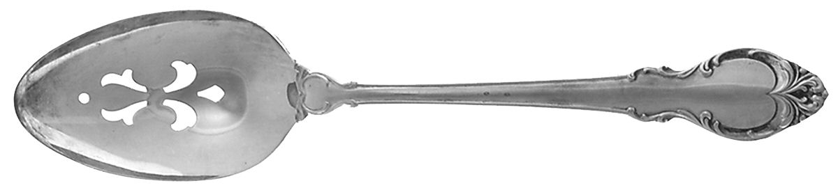 Silver Fashion (Silverplate, 1957) Pierced Tablespoon (Serving Spoon) by International Silver-1