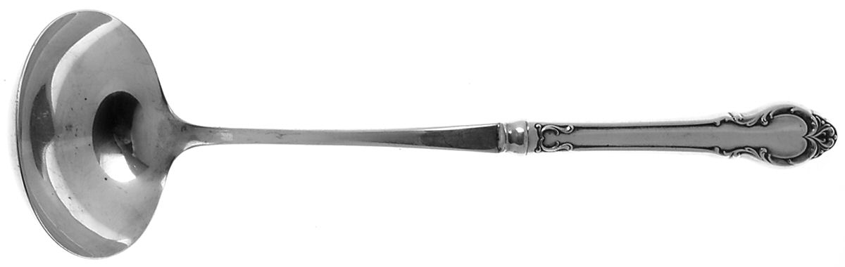 Silver Fashion (Silverplate, 1957) Hollow Handle Soup Ladle with Solid Bowl by International Silver-1