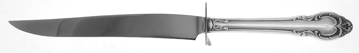 Silver Fashion (Silverplate, 1957) Small Steak Carving Knife with Stainless Blade by International Silver-1