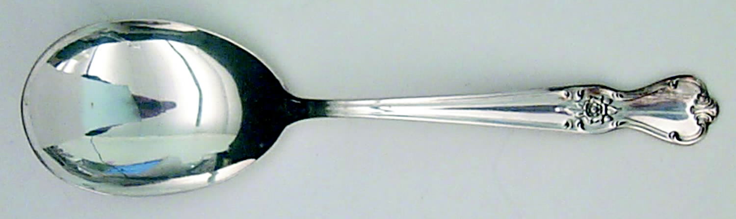 Signature (Silverplate, 1960) Solid Smooth Casserole Spoon by International Silver-1