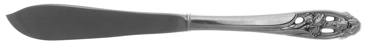 Silver Iris (Sterling, 1955) Hollow Handle Master Butter Knife by International Silver-1