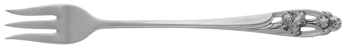 Silver Iris (Sterling, 1955) Short Handle Pickle/Olive Fork by International Silver-1