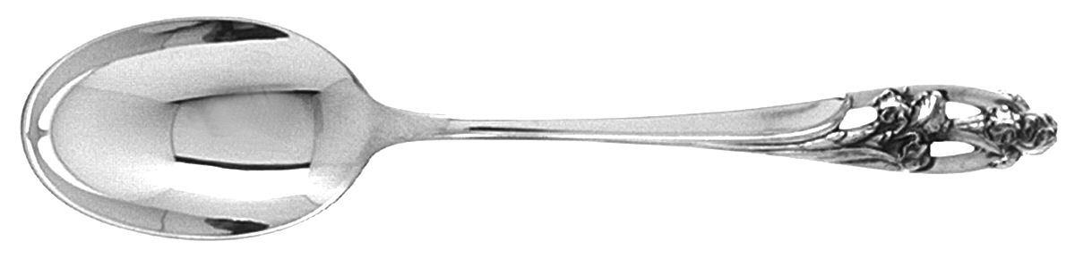 Silver Iris (Sterling, 1955) Dessert/Oval Soup Spoon by International Silver-1