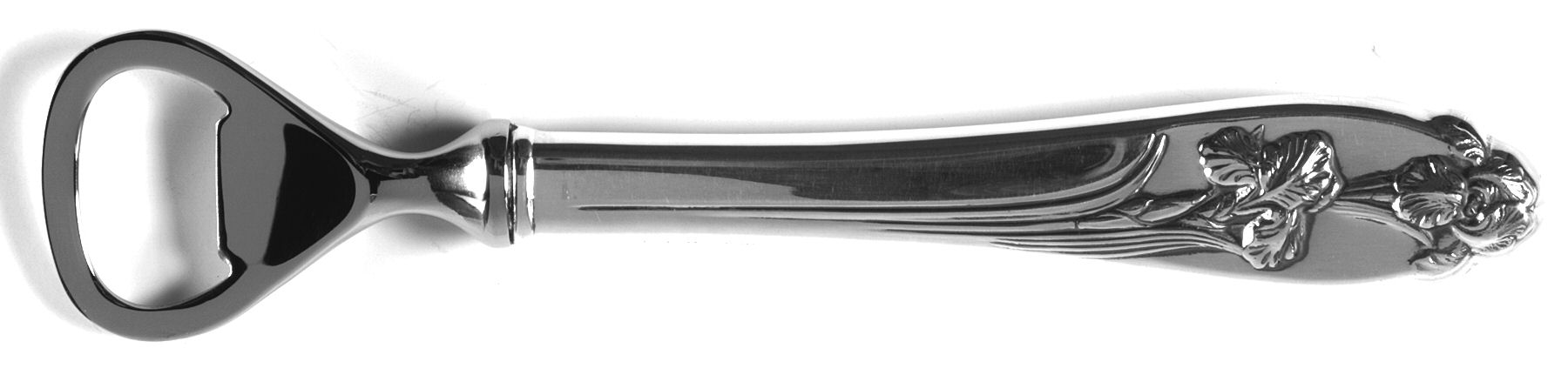 Silver Iris (Sterling, 1955) Bottle Opener with Stainless Bowl by International Silver-1