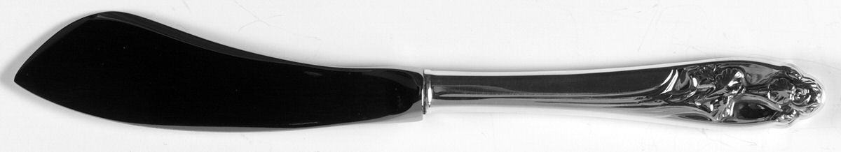 Silver Iris (Sterling, 1955) Hollow Handle Master Butter Knife by International Silver-1