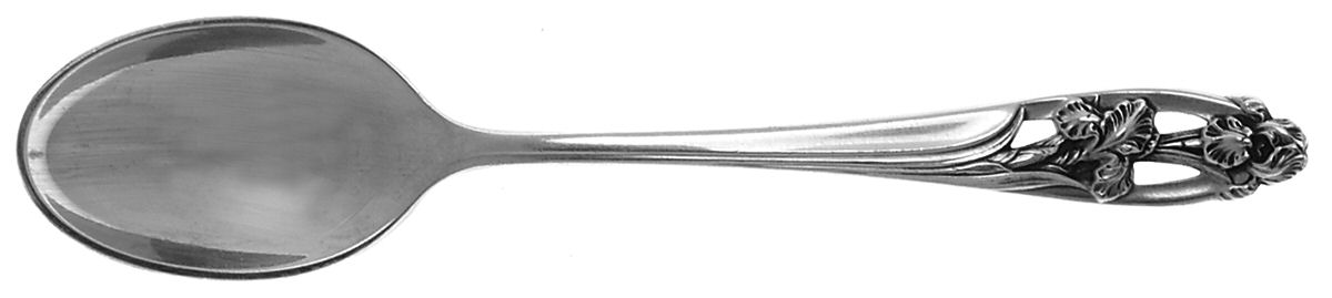 Silver Iris (Sterling, 1955) Demitasse Spoon by International Silver-1