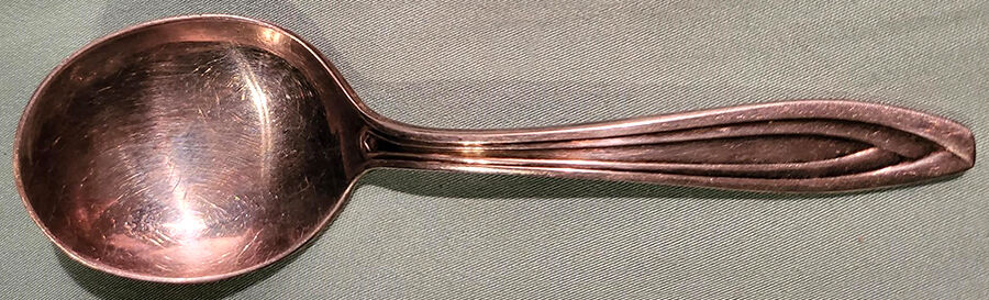 Silhouette (Silverplate, 1930) Straight Handle Baby Spoon by International Silver-1