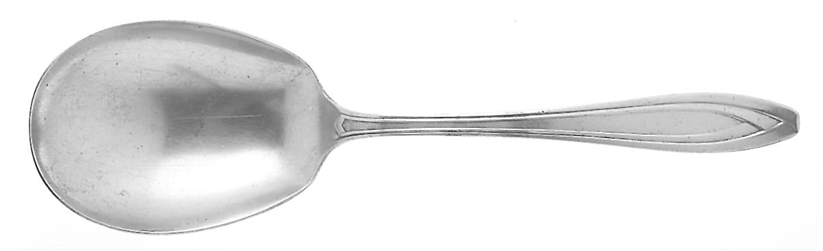 Silhouette (Silverplate, 1930) Solid Smooth Casserole Spoon by International Silver-1