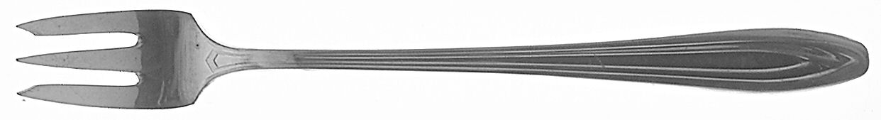 Silhouette (Silverplate, 1930) Cocktail/Seafood Fork by International Silver-1