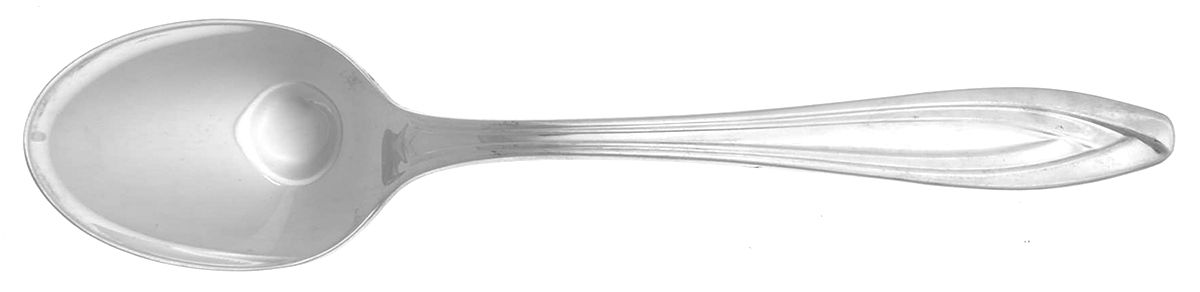 Silhouette (Silverplate, 1930) Dessert/Oval Soup Spoon by International Silver-1