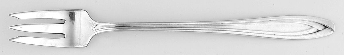 Silhouette (Silverplate, 1930) Short Handle Pickle/Olive Fork by International Silver-1