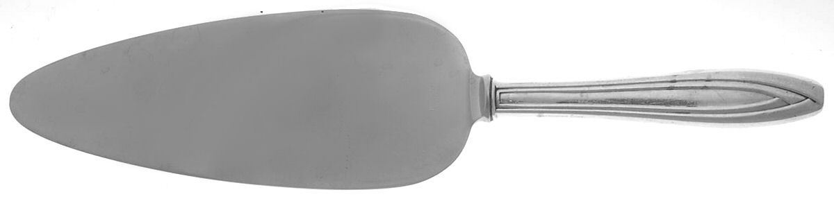 Silhouette (Silverplate, 1930) Pie Server with Stainless Blade by International Silver-1