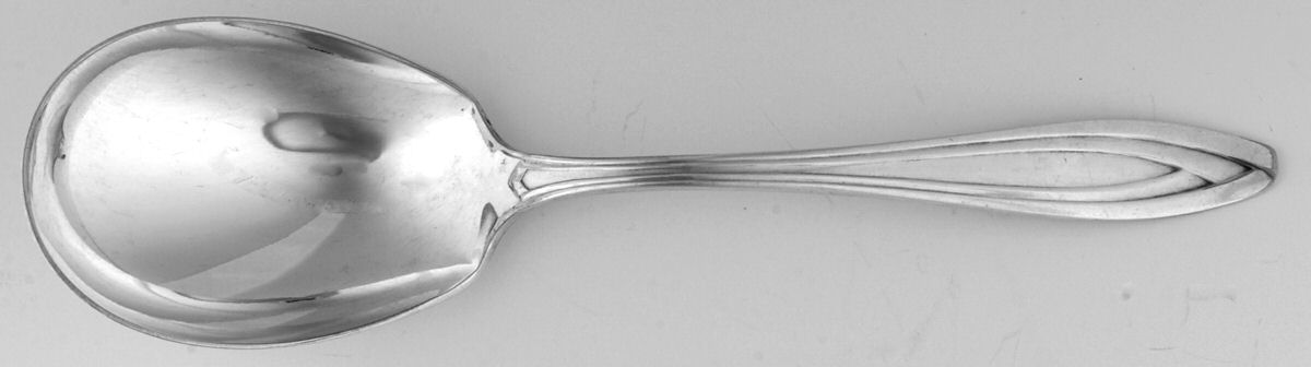Silhouette (Silverplate, 1930) Preserve Spoon by International Silver-1