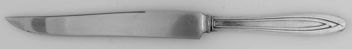 Silhouette (Silverplate, 1930) Small Steak Carving Knife with Stainless Blade by International Silver-1