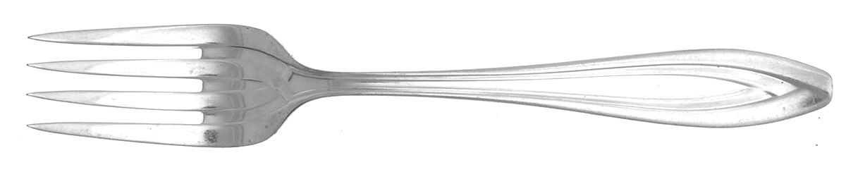 Silhouette (Silverplate, 1930) Dessert Fork by International Silver-1
