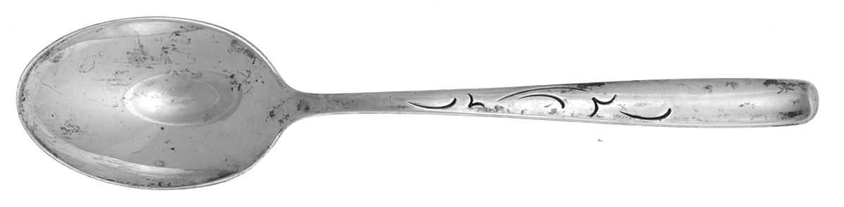 Silhouette (Sterling, 1957) Dessert/Oval Soup Spoon by International Silver-1