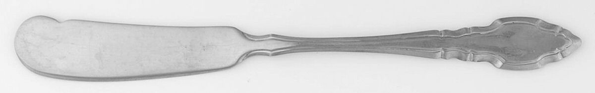 Silhouette (Stainless) Flat Handle Master Butter Knife by International Silver-1