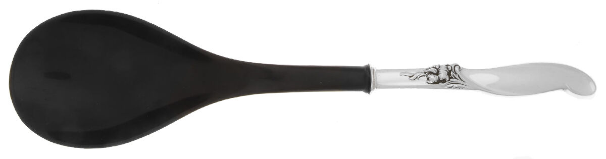Silver Melody (Sterling, 1955) Salad Serving Spoon with Plastic Bowl by International Silver-1