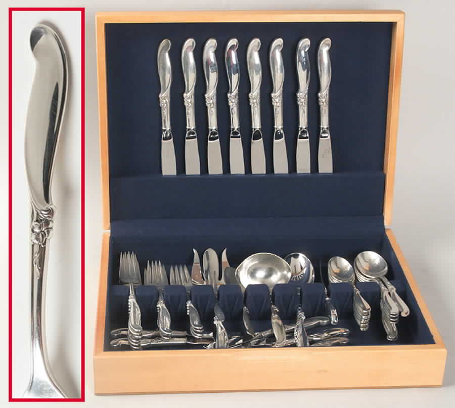 Silver Melody (Sterling, 1955) 54 Piece Set by International Silver-1