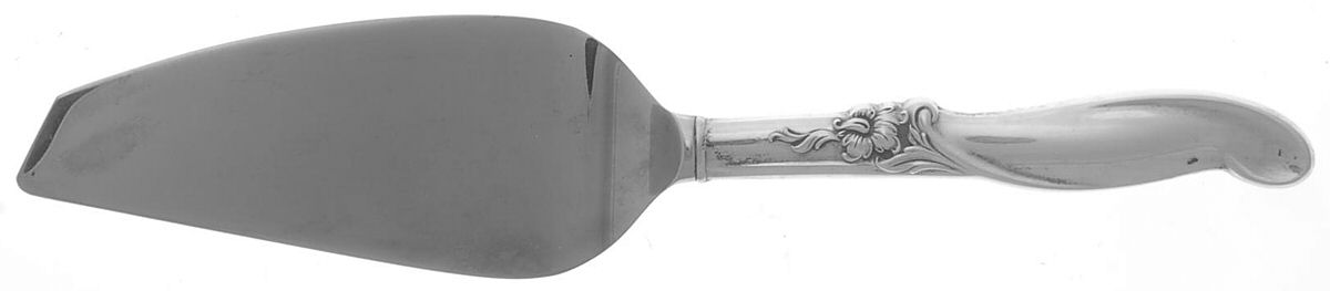 Silver Melody (Sterling, 1955) Cheese Knife with Stainless Blade by International Silver-1