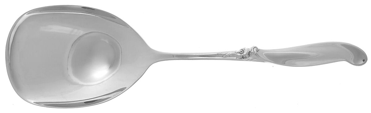 Silver Melody (Sterling, 1955) Solid Smooth Casserole Spoon by International Silver-1