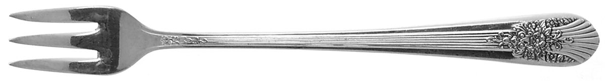 Silver Mist-Marigold (Silverplate, 1935) Cocktail/Seafood Fork by International Silver-1