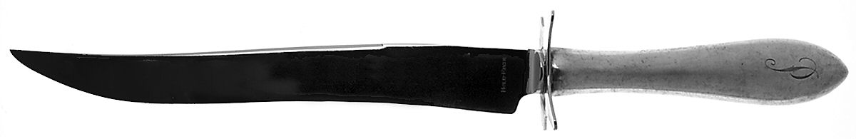 Simplicity (Sterling, 1936) Large Stainless Blade Roast Carving Knife by International Silver-1