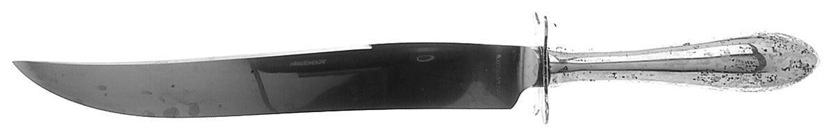 Simplicity (Sterling, 1936) Small Steak Carving Knife with Stainless Blade by International Silver-1