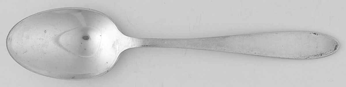 Simplicity (Sterling, 1936) Dessert/Oval Soup Spoon by International Silver-1