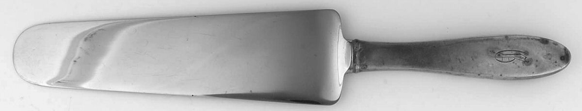 Simplicity (Sterling, 1936) Cake Knife with Stainless Blade by International Silver-1