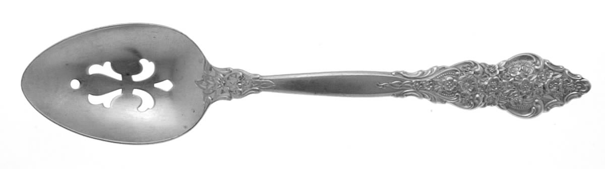 Silver Renaissance (Silverplate, 1971) Pierced Tablespoon (Serving Spoon) by International Silver-1