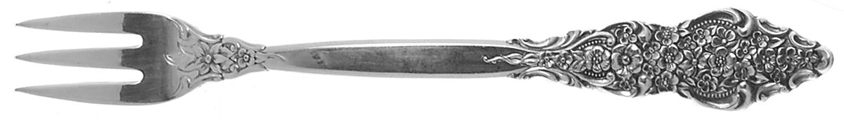 Silver Renaissance (Silverplate, 1971) Cocktail/Seafood Fork by International Silver-1