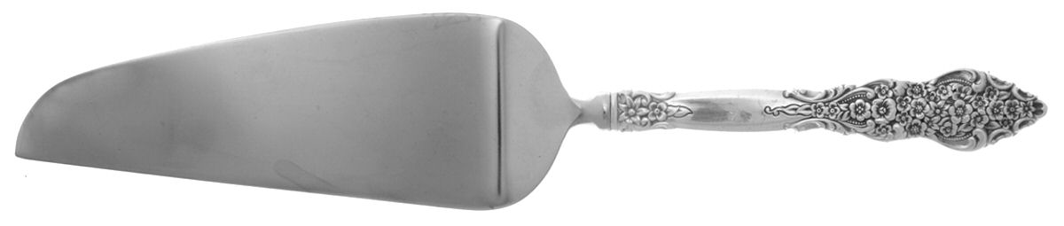 Silver Renaissance (Silverplate, 1971) Pie & Cake Server with Stainless Blade by International Silver-1