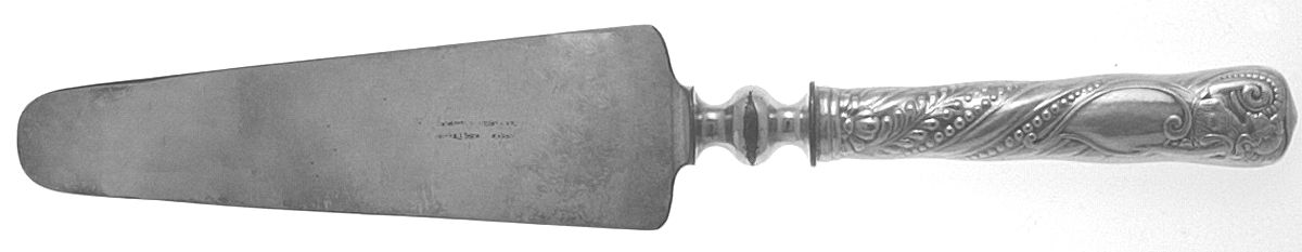 Siren (Silverplate, 1891) Pie Server with Silverplate Blade by International Silver-1