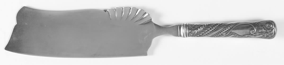 Siren (Silverplate, 1891) Large Ice Cream Slicer with Silverplate Blade by International Silver-1