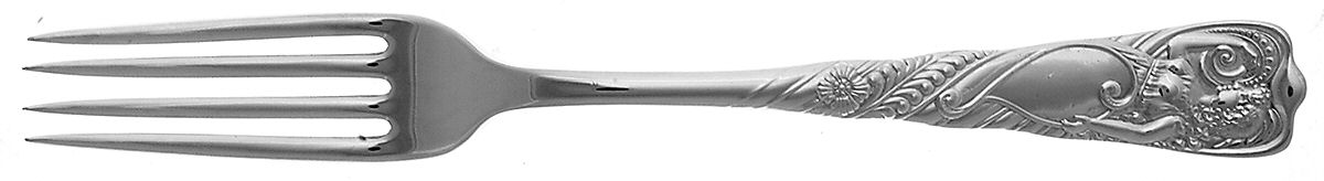 Siren (Silverplate, 1891) Large Dinner Fork by International Silver-1